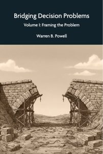 Cover of Bridging Decision Problems, Volume I — Framing the Problem, by Warren B. Powell, Kindle Direct Publishing, 2026